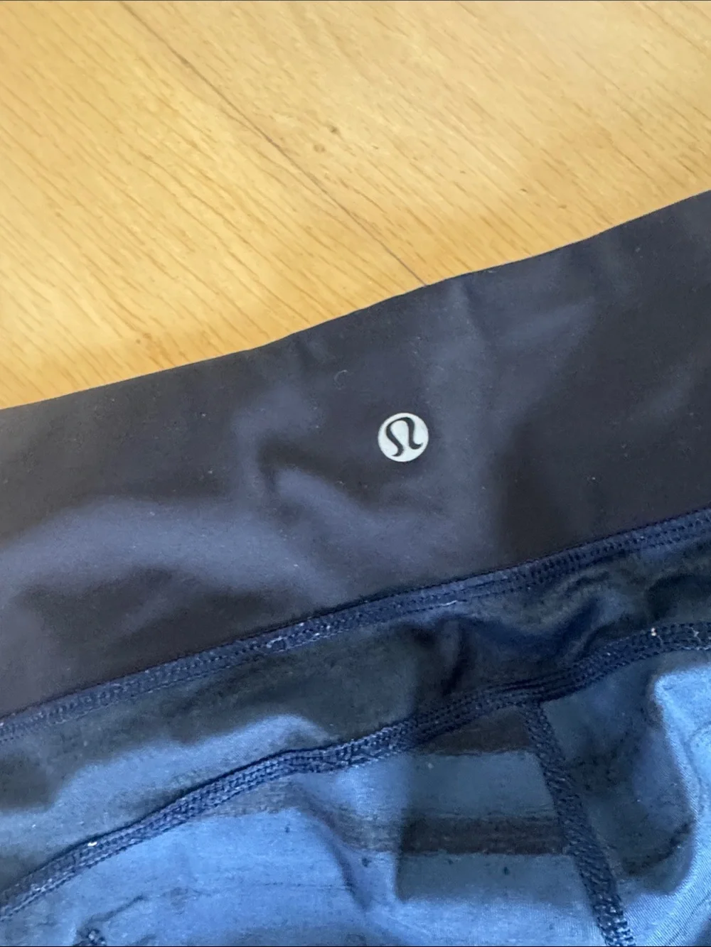 Lululemon Navy & Black Athletic Capri Leggings